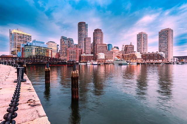 Boston - die Hauptstadt und bevölkerungsreichste Stadt des US-Bundesstaates Massachusetts