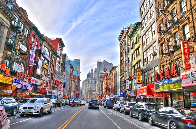 Chinatown in Lower Manhatten, New York
