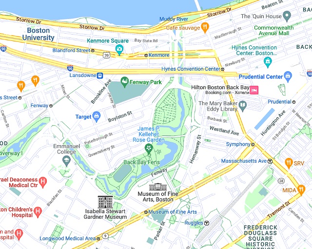 Das Stadtzentrum Bostons