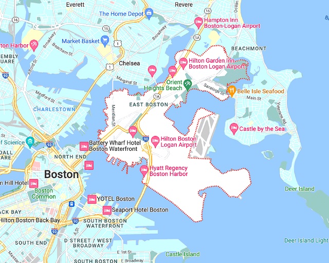 Der Nordosten von Dorchester