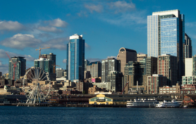 Downtown-Bezirk in Seattle