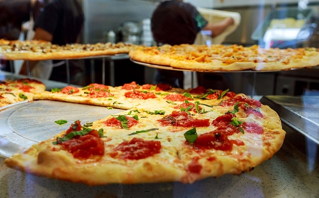 Frische italienische Pizza in Little Italy