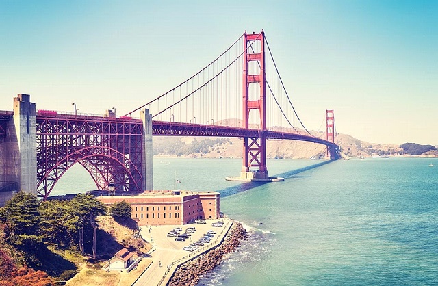 Golden Gate Bridge in San Francisco, Kalifornien