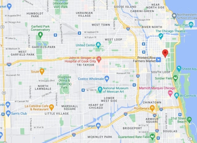 Innenstadt von Chicago