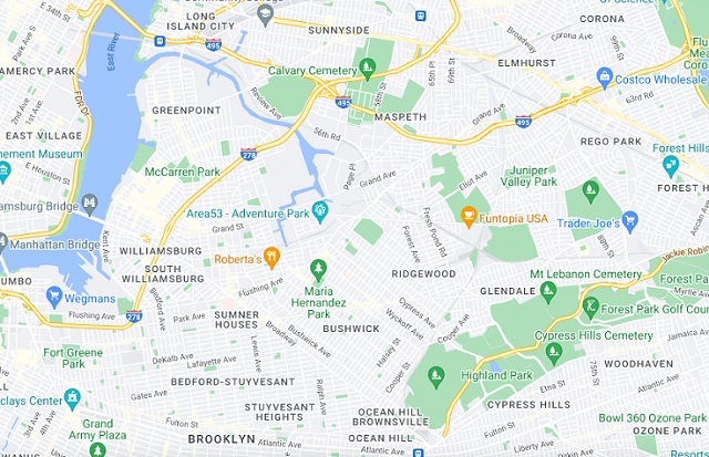 Myrtle Avenue in New York