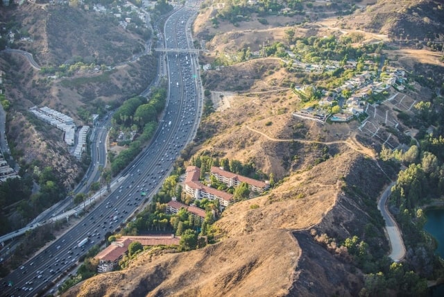 Stadtbild von Los Angeles in Kalifornien