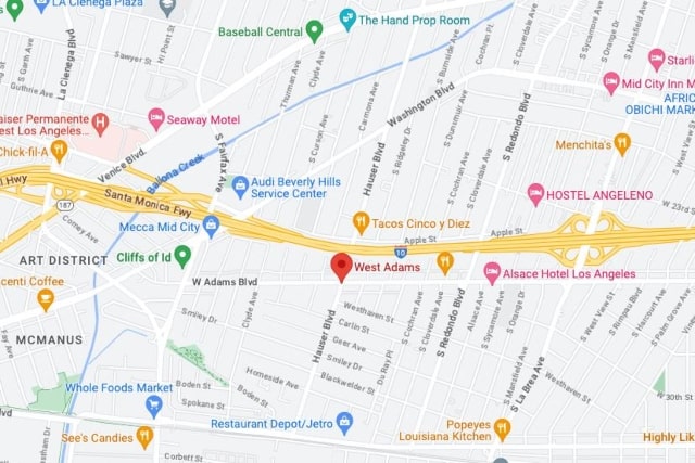 West Adams in Los Angeles