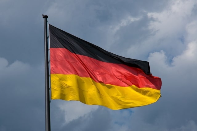 Die Flagge von Deutschland